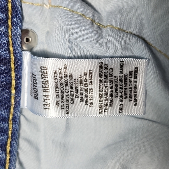 Areopostale Women's Chelsea Bootcut Mid-rise Jeans Size 13/14 - Picture 6 of 7